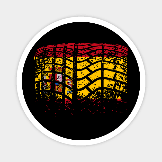 Spain Motorsport Magnet by SteamboatJoe